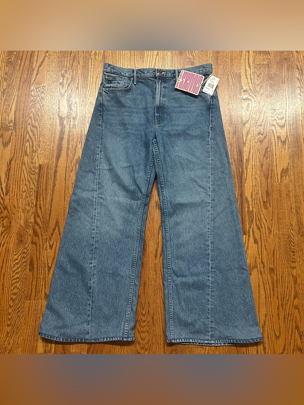 Mother Jeans Rolling In The Dough Blue Size 31 SNACKS The Lemon Twist Sneak